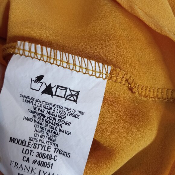 Boho Chic Frank Lyman Design Collection blouse Size 8 - Picture 5 of 8